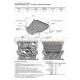 Защита картера и КПП Rival для Toyota RAV4 2019-2021
